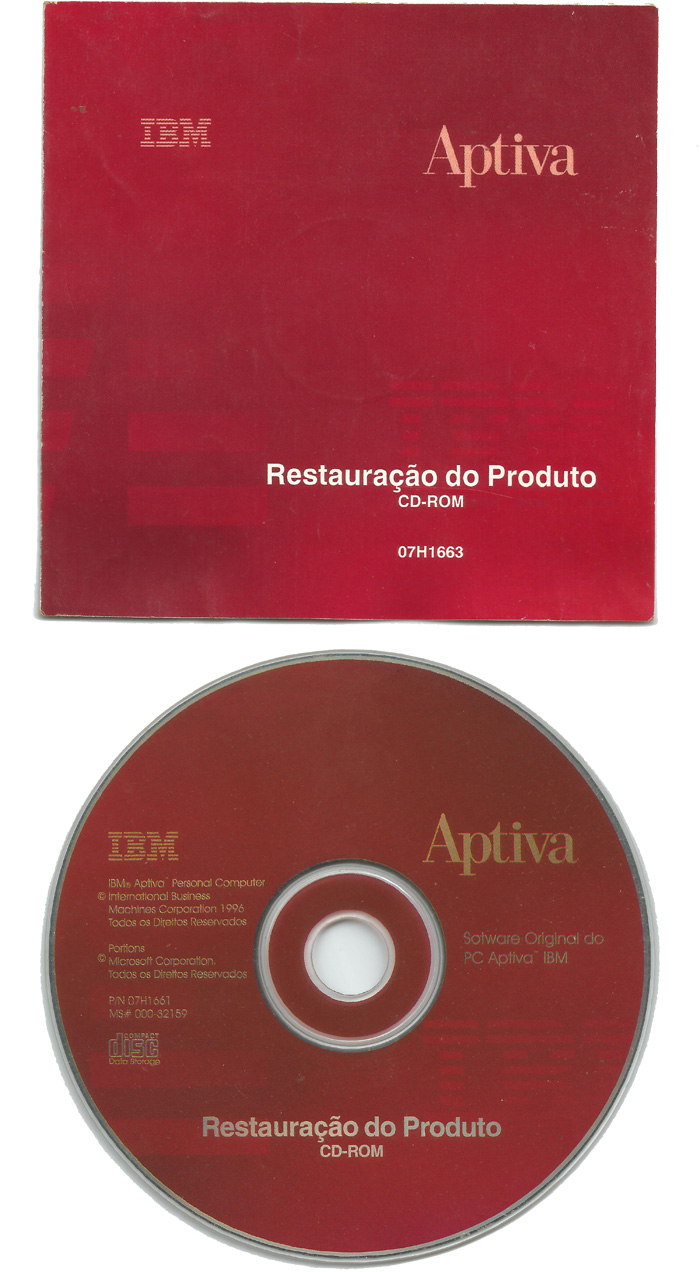 Aptiva Recovery Disk