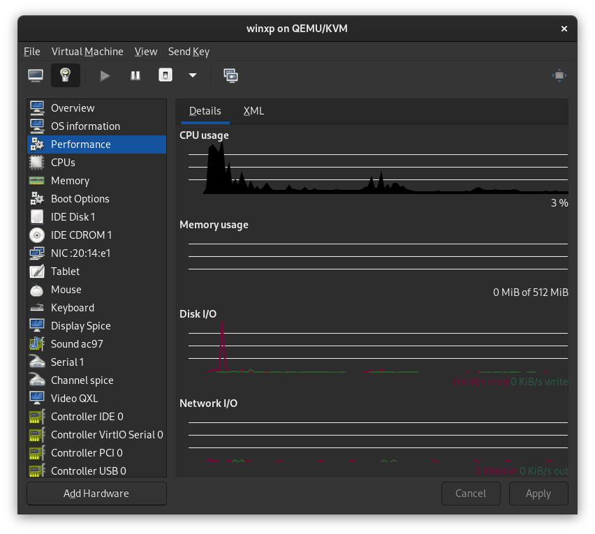 Windows XP - Consumo de CPU normalizado após mudança no controlador USB